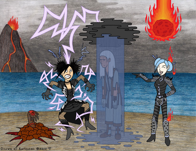 Ha! I told you fire was the best!... oh dear.
